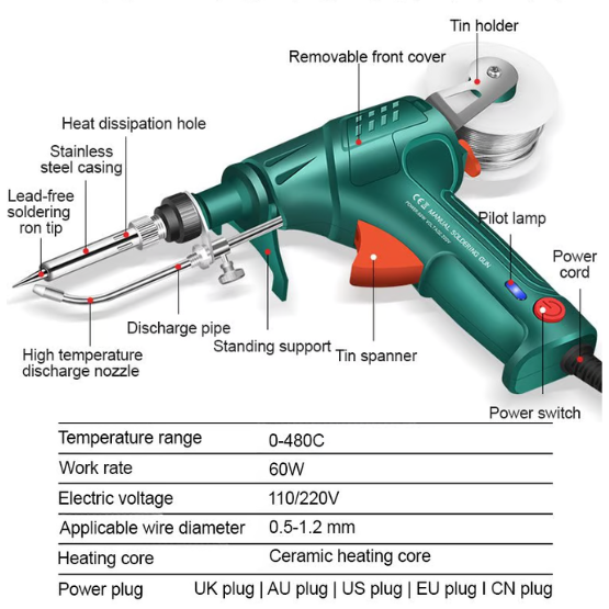 Clint - Pistola Saldatrice a Stagno