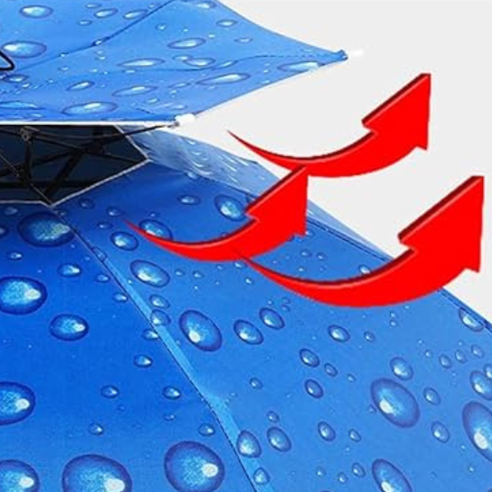 Ombrello cappello - contro pioggia e sole cocente