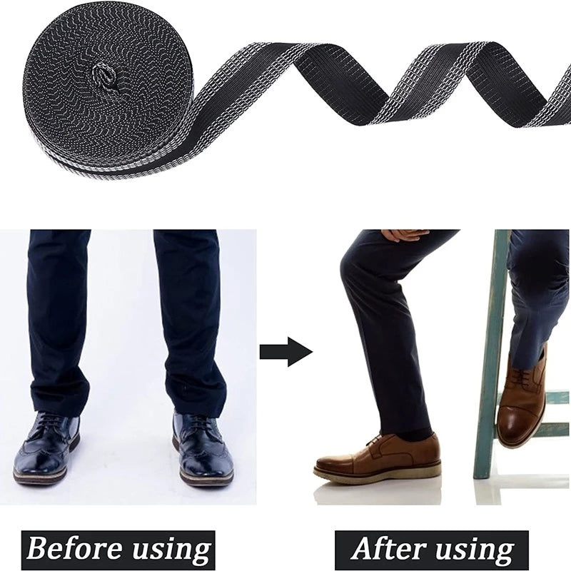 5 rotoli da 1 metro di nastro termoadesivo, fai l'orlo solo col ferro da stiro!!