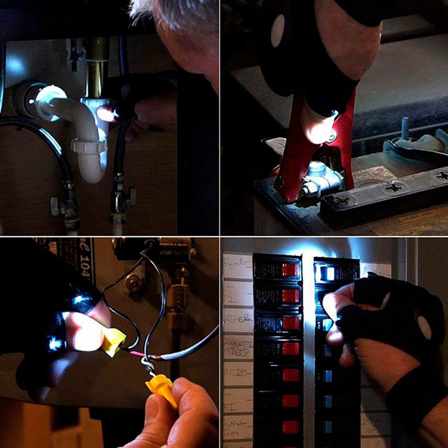 Mani Led - 1 Guanto con led