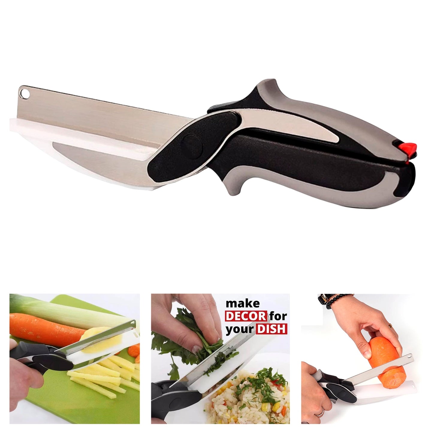 2 pezzi Forbici-tagliere - Le forbici 2 in 1