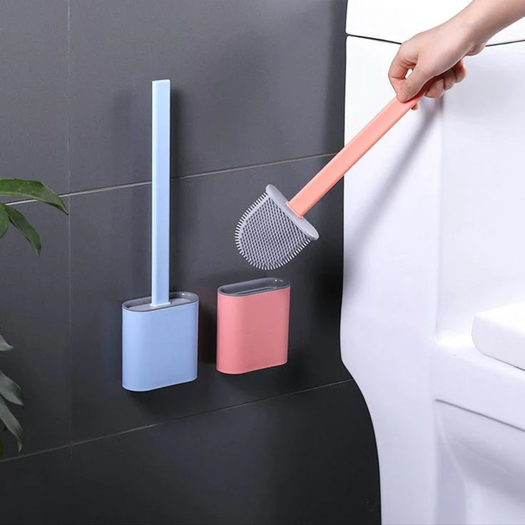 Scopino in silicone con base e clip di ancoraggio al muro